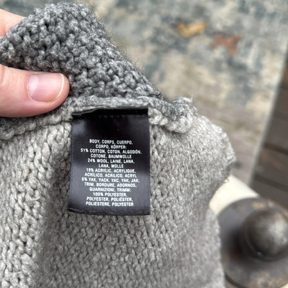 Sleeping on Snow (Anthropologie) gray wool sweater size XS - Picture 5 of 5